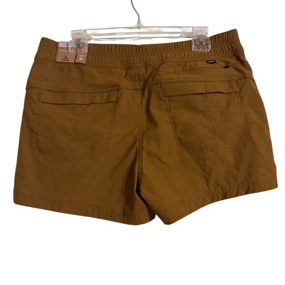 Prana Halle E- Waist Short II Size 14 Antique Bronze NWT $75 Women’s Pockets 3" - Picture 11 of 14